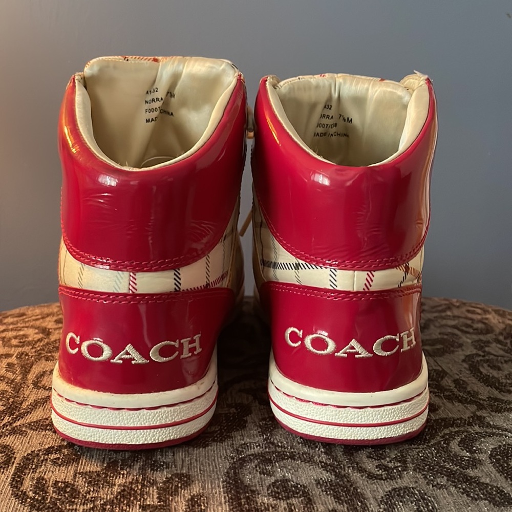Vintage Coach High Top Sneakers - Picture 2 of 6